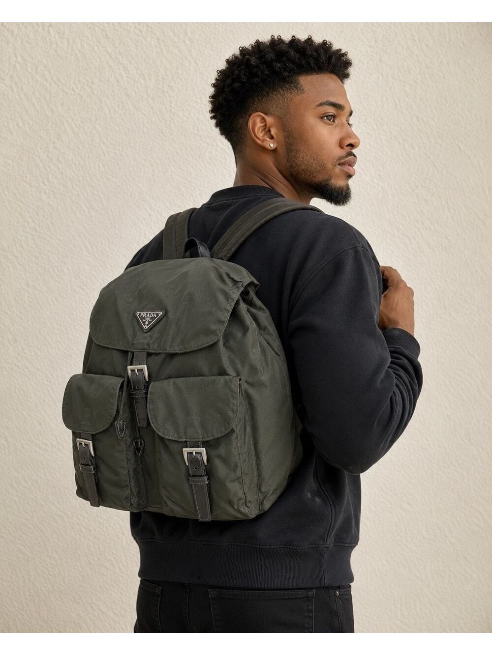 Prada Tessuto Vela Backpack